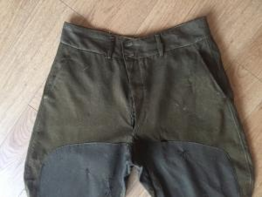 OSMANLI ASKER PANTOLONU 1. DÜNYA SAVAŞI DÖNEMİ NADİR FORMDA  SUBAY PANTOLONU KOLEKSİYON 