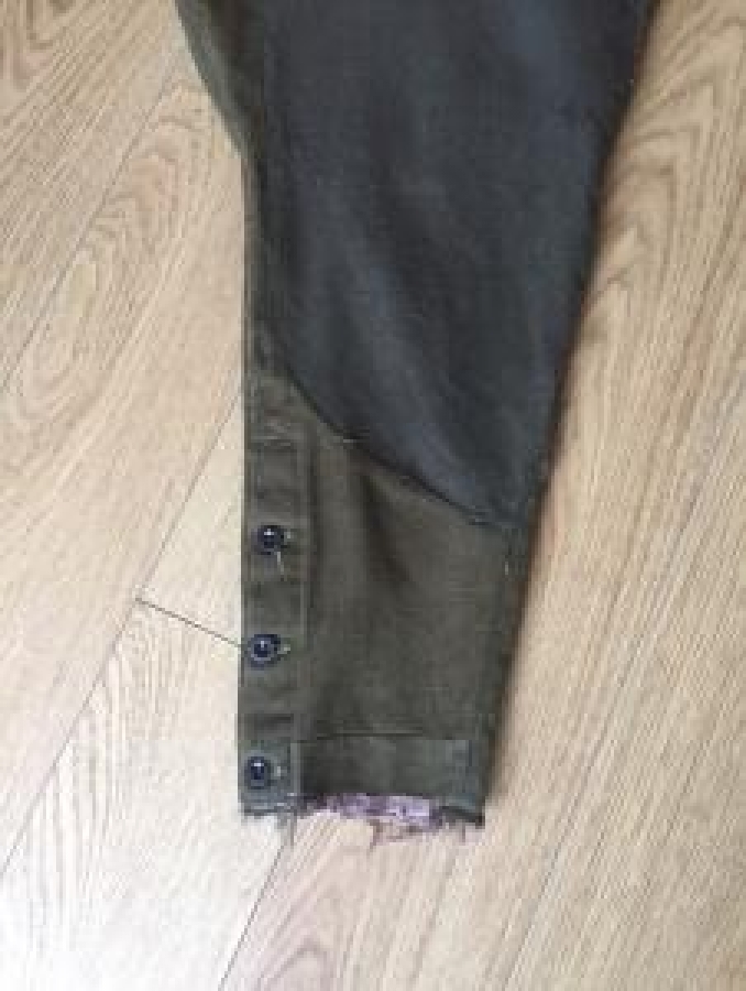 OSMANLI ASKER PANTOLONU 1. DÜNYA SAVAŞI DÖNEMİ NADİR FORMDA  SUBAY PANTOLONU KOLEKSİYON 