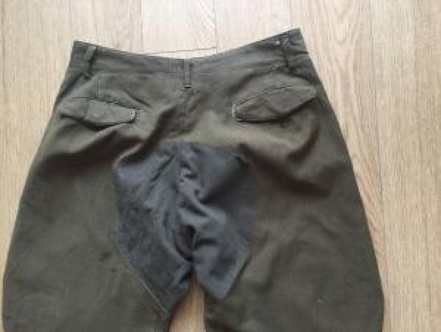 OSMANLI ASKER PANTOLONU 1. DÜNYA SAVAŞI DÖNEMİ NADİR FORMDA  SUBAY PANTOLONU KOLEKSİYON 