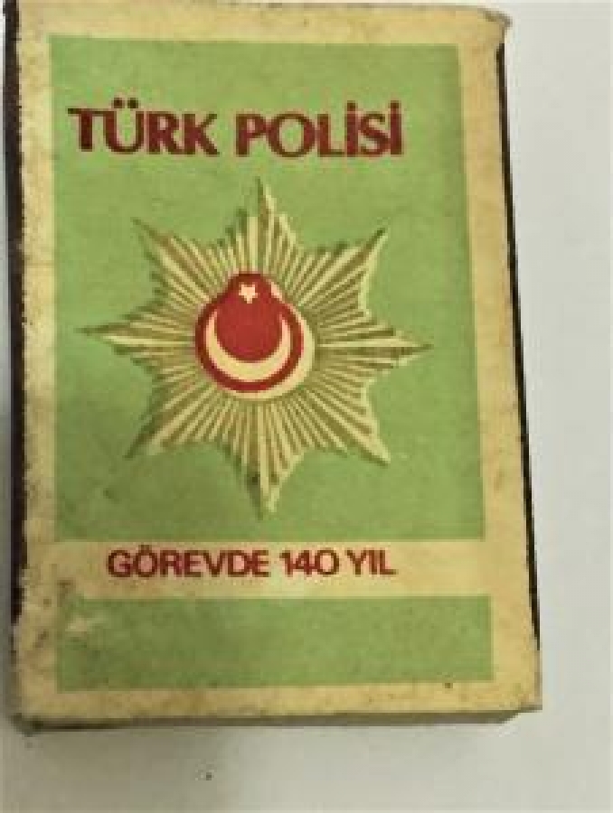 POLİS TEŞKİLATINA ÖZEL SİGARA KİBRİT 1983 1985 