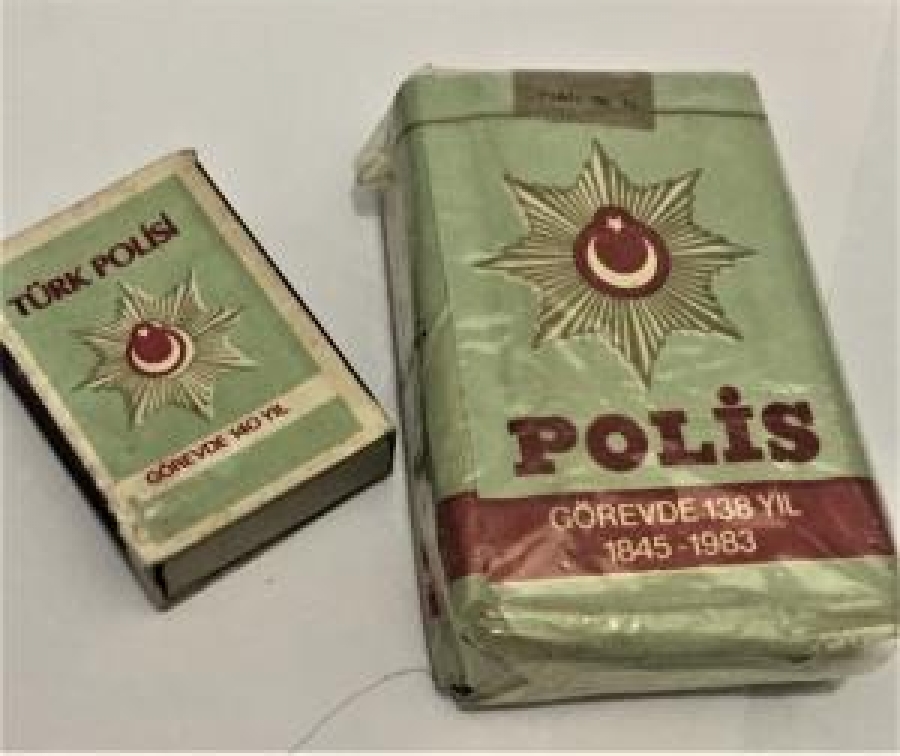 POLİS TEŞKİLATINA ÖZEL SİGARA KİBRİT 1983 1985 