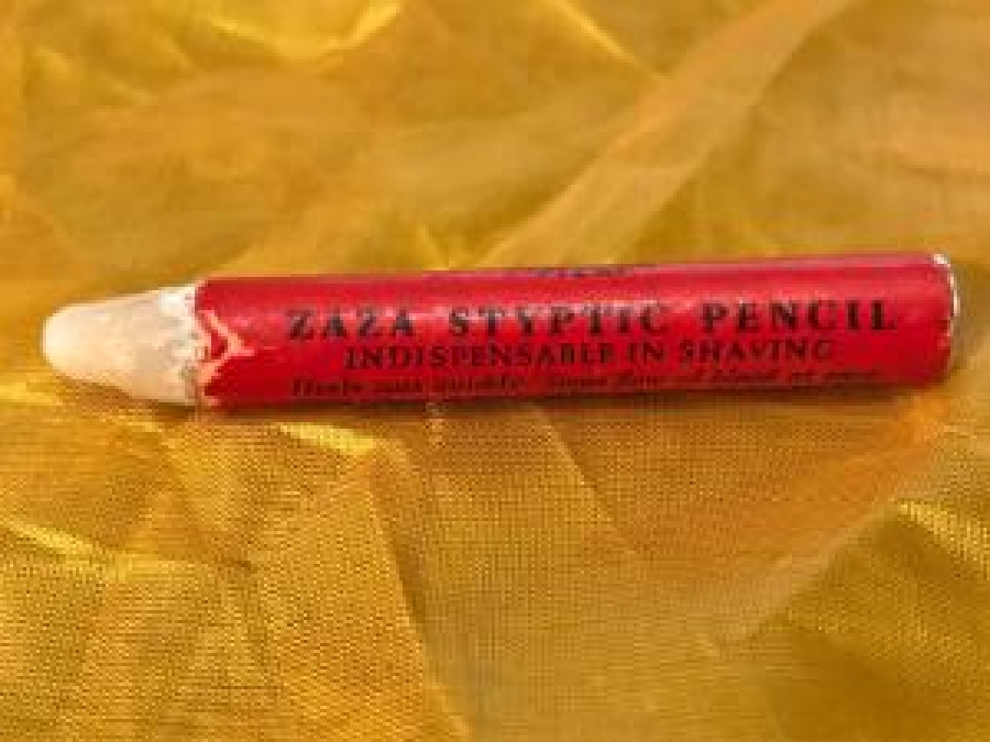 ZAZA STYPTIC PENCIL INDISPENSABLE IN SHAVING KAN TAŞI ITRAŞ ESNASINDA KESİKLERDE KANI DURDURMASI 