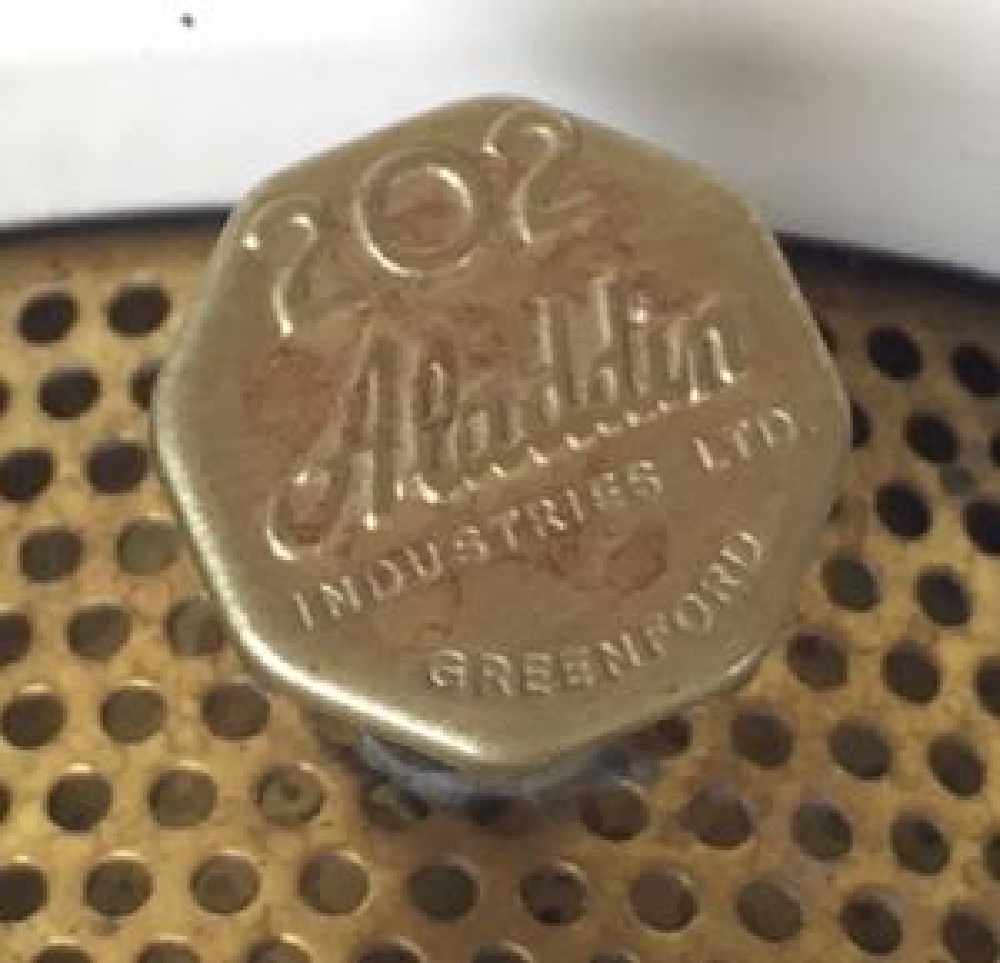 ALADDİN GAZ SOBASI OFİS BÜRO YAZIHANE MODELİ BACASIZ VINTAGE ALADDIN ALADDINETTE II PARAFFIN OIL HEATER