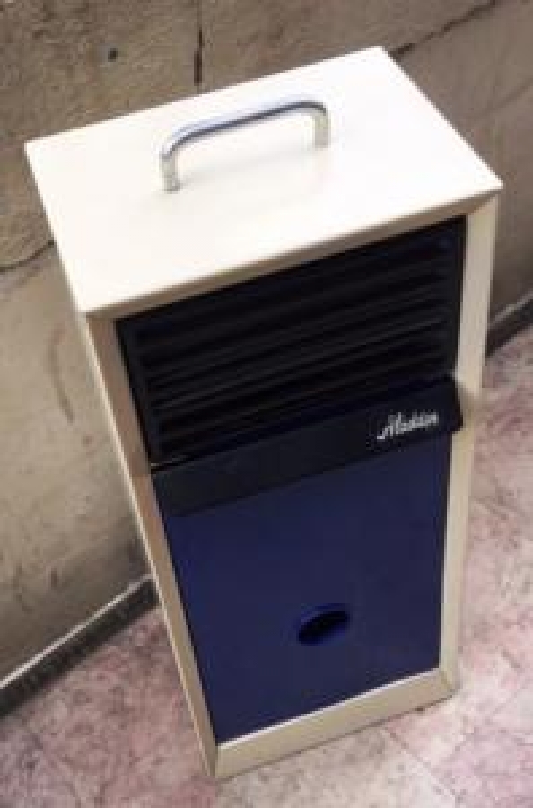 ALADDİN GAZ SOBASI OFİS BÜRO YAZIHANE MODELİ BACASIZ VINTAGE ALADDIN ALADDINETTE II PARAFFIN OIL HEATER