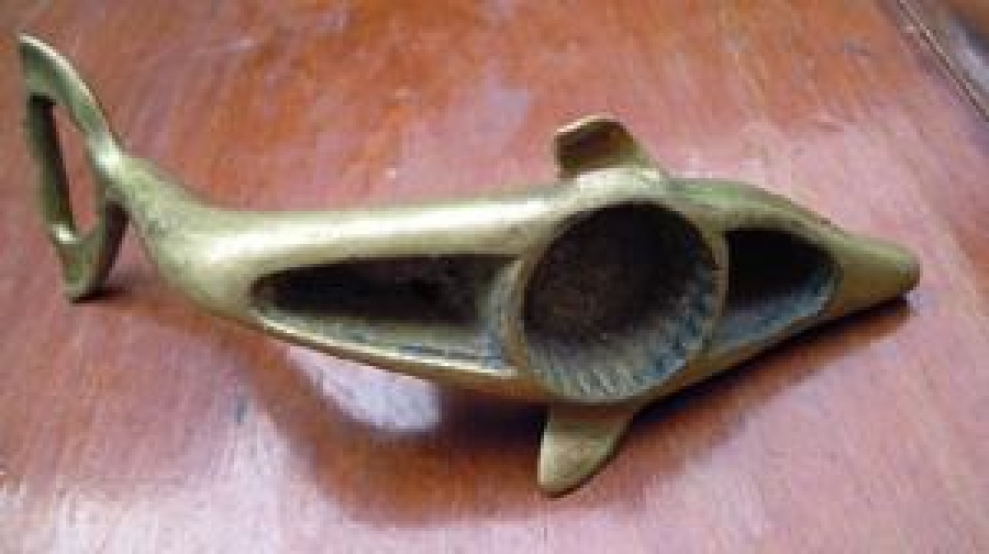 BRONZ YUNUS BALIK İKİ AMAÇLI MEŞRUBAT KAPAK AÇACAK 