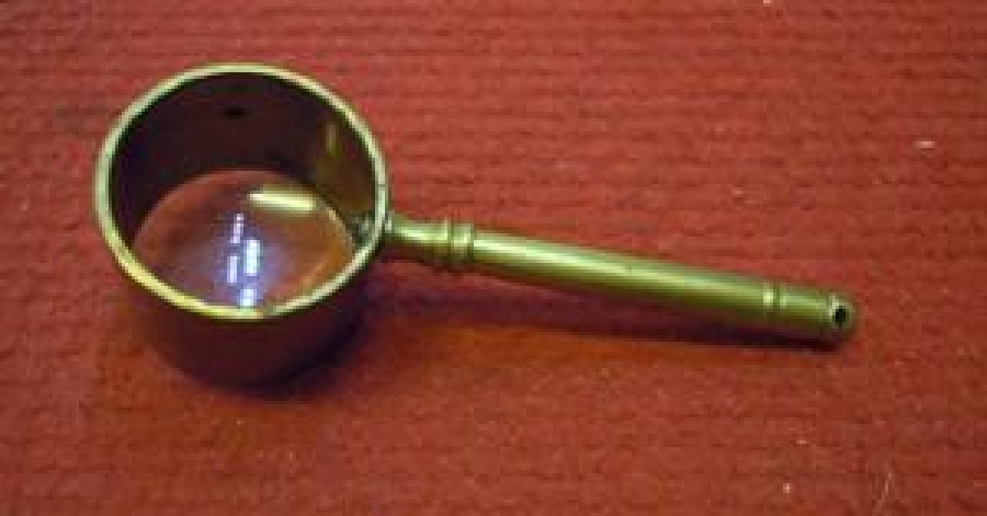 CAM MERCEKLİ KULPLU BRONZ BÜYÜTEÇ