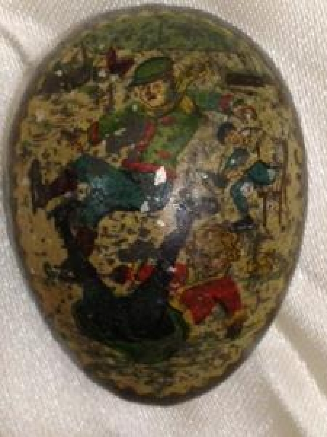 EL BOYAMA TENEKE AÇILAR 2 PARÇA PASKALYA EDİYE KUTU YUMURTA 