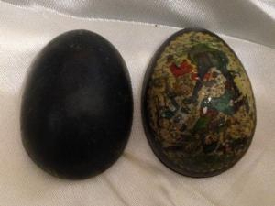 EL BOYAMA TENEKE AÇILAR 2 PARÇA PASKALYA EDİYE KUTU YUMURTA 