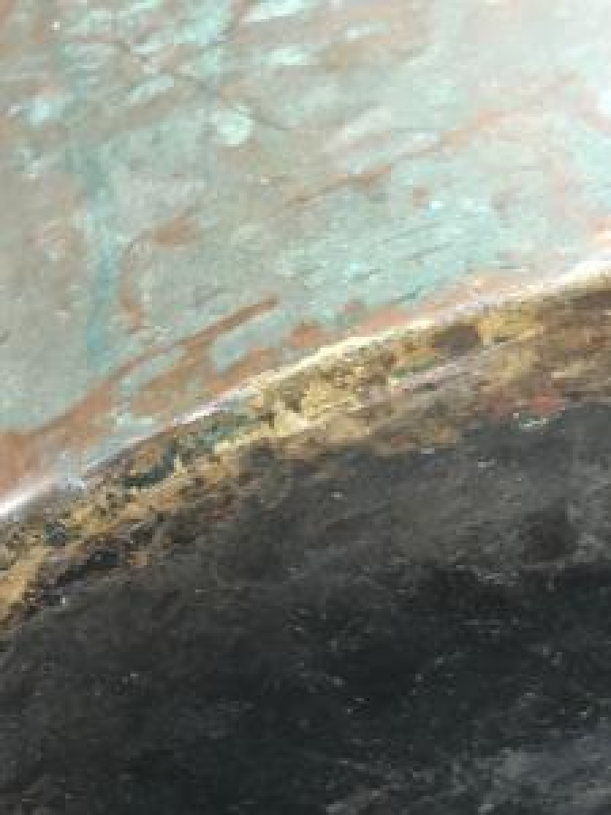 EL DÖVME BAKIR KAPAKLI KULPLU SU KAZAN KULLANIMA HAZIR 