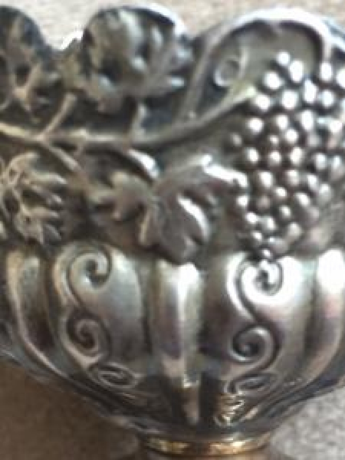 OSMANLI TURALI DAMGALI GÜMÜŞ FİNCAN ZARFI 2 ADET USTA İŞİ 