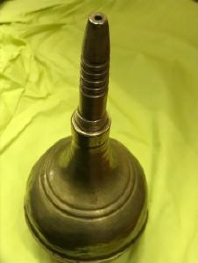 OSMANLI GULABDAN BUYUK BOY BRONZ ÖZEL TOPLANTILARDA İCERSİNE GÜL SUYU KOYULARAK DAGITILAN KAB GÜLABDAN