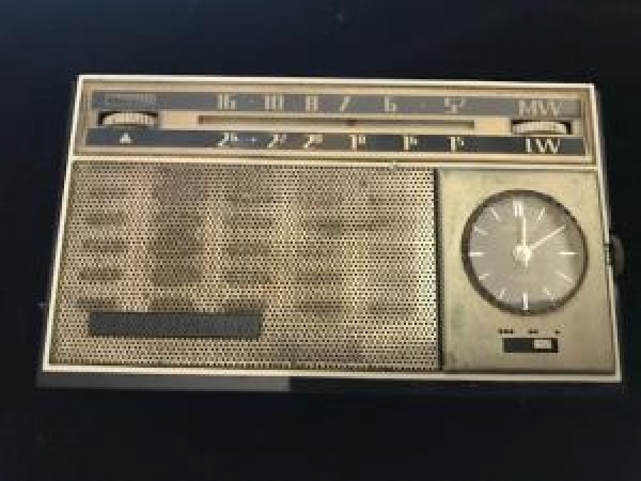 1964 TELEFUNKEN TİCCOLO RADİO POCKET MEKANİK KURMALI ALARM SAATLİ 