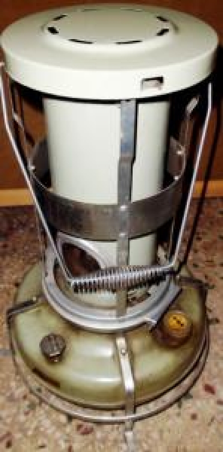 ALADDİN 1958  BLUE FLAME HEATER  H2201 GAZ DEPOLU TAŞINABİLEN BORUSUZ SOBA