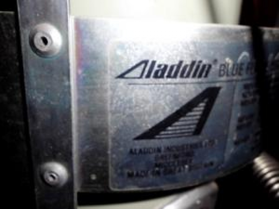 ALADDİN 1958  BLUE FLAME HEATER  H2201 GAZ DEPOLU TAŞINABİLEN BORUSUZ SOBA