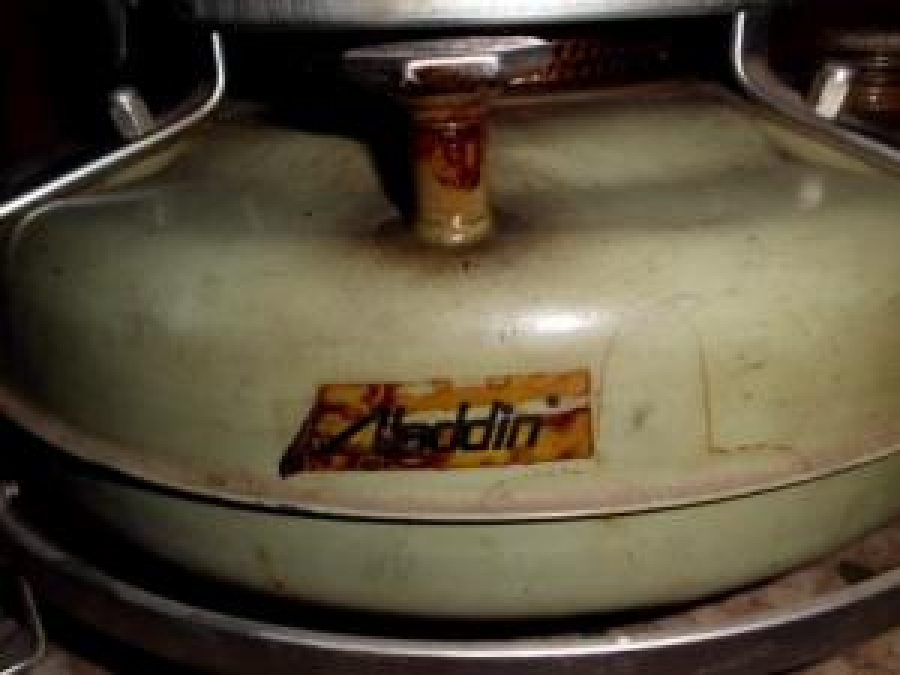 ALADDİN 1958  BLUE FLAME HEATER  H2201 GAZ DEPOLU TAŞINABİLEN BORUSUZ SOBA