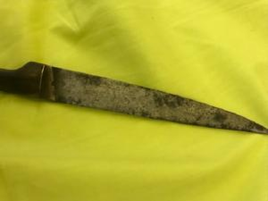 BURSA YAZILI KAMA BOYNUZ SAP EL YAPIM 