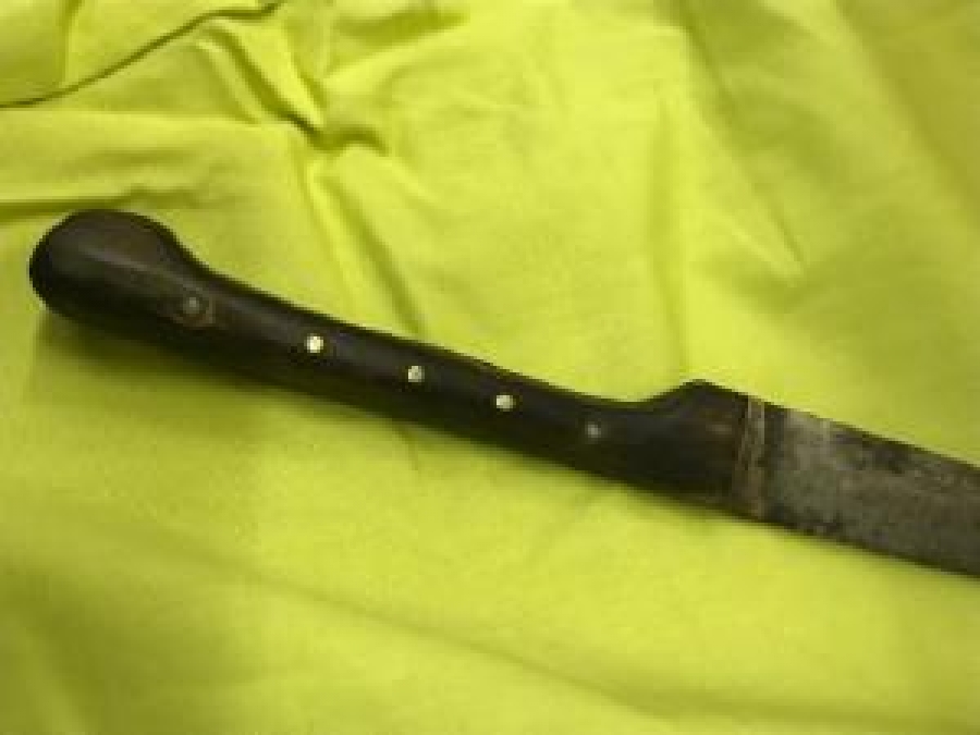 BURSA YAZILI KAMA BOYNUZ SAP EL YAPIM 