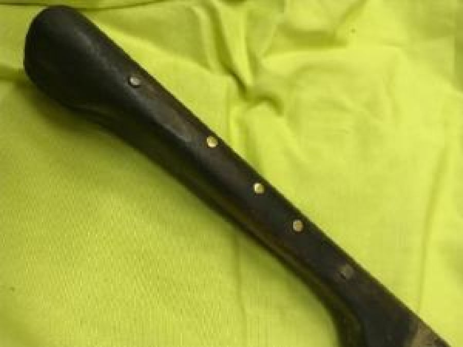 BURSA YAZILI KAMA BOYNUZ SAP EL YAPIM 