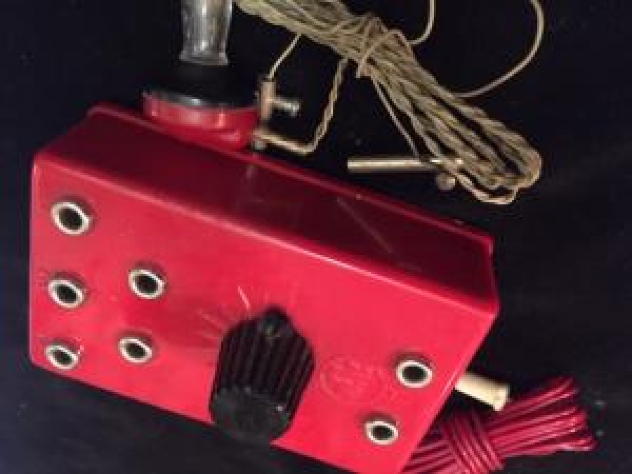 1958 OMEGA KRİSTAL RADİO ANTEN TOPRAK KULAKLIK PİLSİZ RADYO DEDEKTOR EMPFANGERANLAGE 8 KD