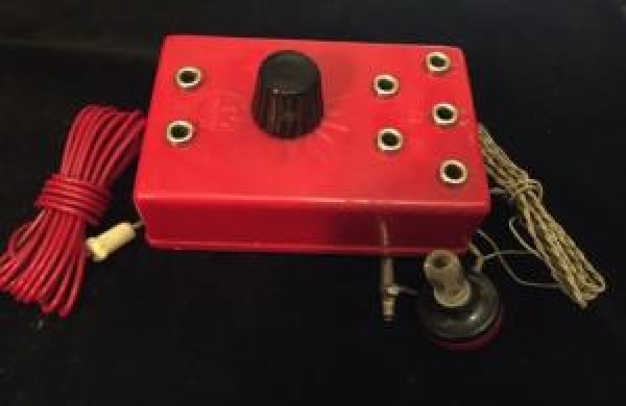 1958 OMEGA KRİSTAL RADİO ANTEN TOPRAK KULAKLIK PİLSİZ RADYO DEDEKTOR EMPFANGERANLAGE 8 KD