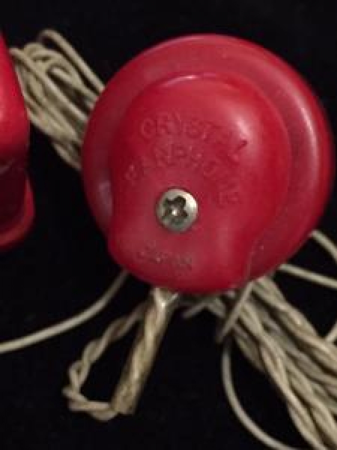 1958 OMEGA KRİSTAL RADİO ANTEN TOPRAK KULAKLIK PİLSİZ RADYO DEDEKTOR EMPFANGERANLAGE 8 KD