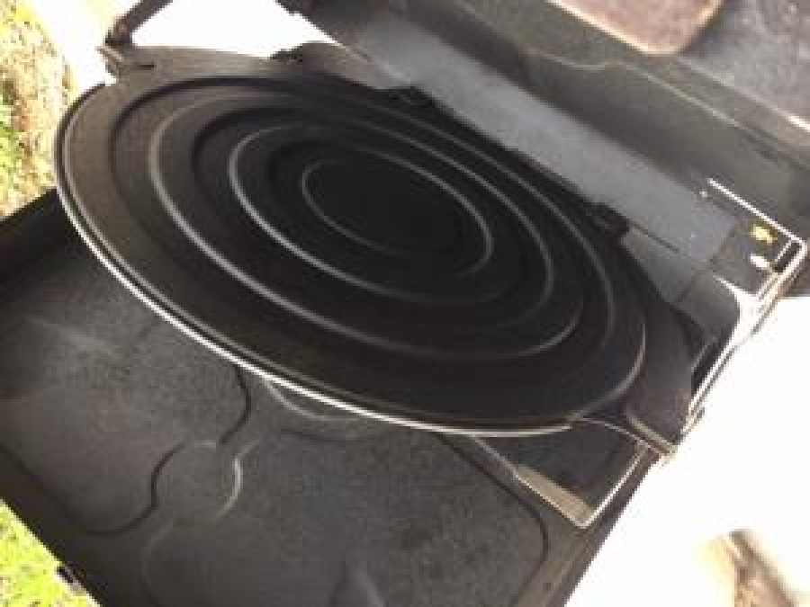 ORJİNAL METAL TAŞ PLAK TAŞIMA CANTASI THE GRAMOPHONE COMPANY LTD REGISTERED TRADE MARK SAHİBİNİN SESİ 