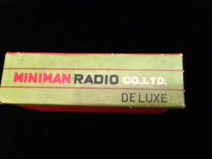 RADYO MİNİMAN GERMANIUM CRYSTAL FUZE TİP PİLSİZ TOPRAK ANTEN YETERLİ JAPON MALI 1960 YILLAR KUTUSUNDA KOLEKSİYON