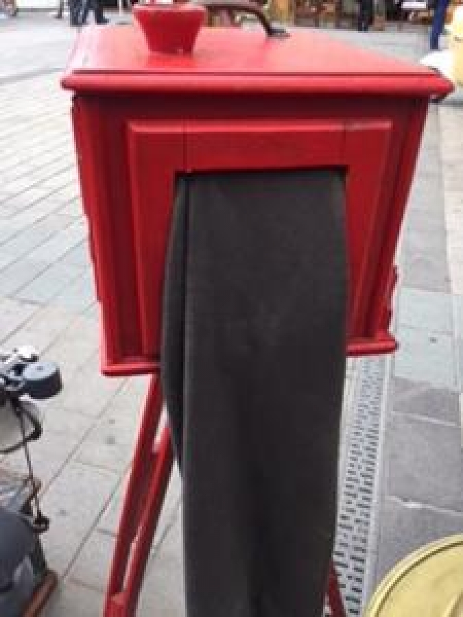 ŞİPŞAK ALAMİNÜT AHŞAP KUTU MAKİNA AYAKLI FOTOĞRAF MAKİNASİ İSTANBUL HATIRASI KOLEKSİYON EKSİKSİZ ÇALIŞAN 