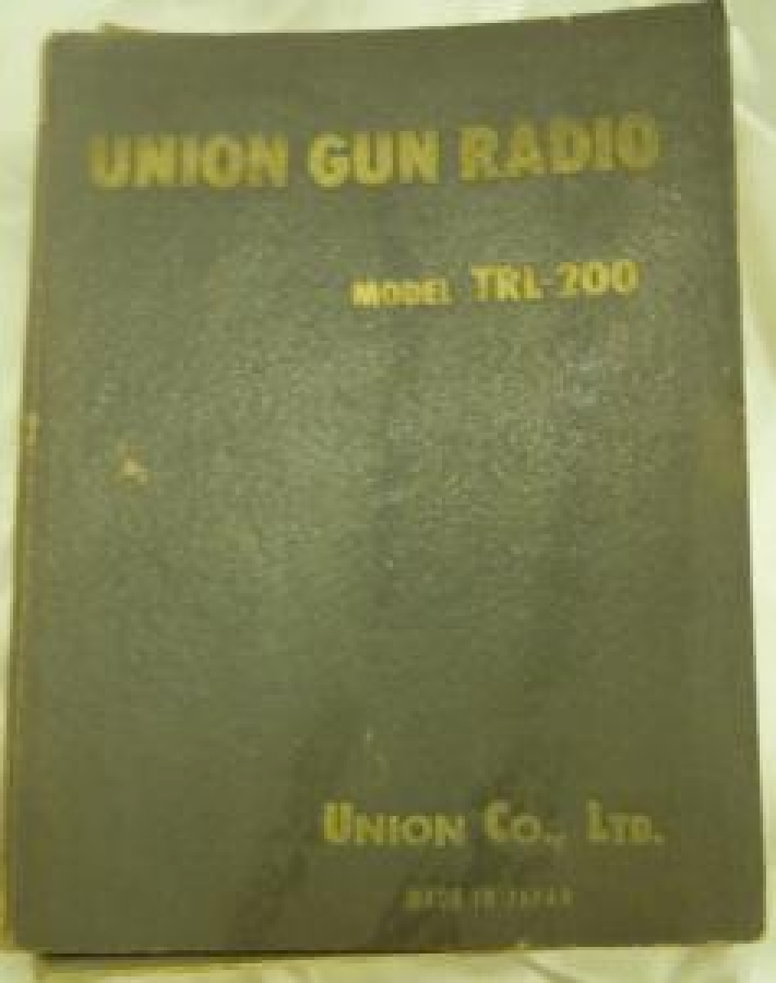 UNION GUN RADYO MODEL TRL-200 KUTUSUNDA PİLLİ RADYO PAT 157052 KOLEKSİYON 