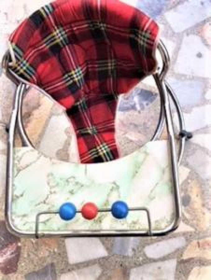 ÇOK AMAÇLI KROM CELİK BEBEK YÜRÜTEC VE MAMA SANDALYESİ