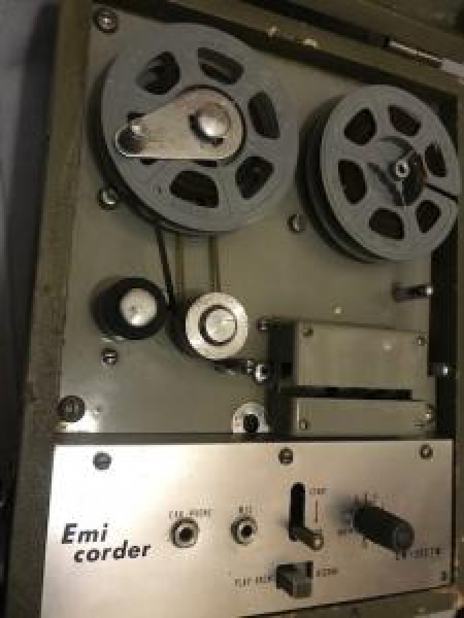 EMİ CORDER SM-205TW 1959 JAPAN MEKANİK KURMALI KAYITLI MAKARA GAZETECİ TEYP KOLEKSİYON 