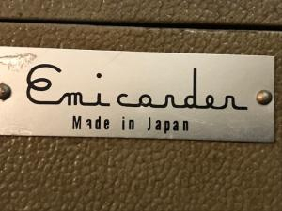 EMİ CORDER SM-205TW 1959 JAPAN MEKANİK KURMALI KAYITLI MAKARA GAZETECİ TEYP KOLEKSİYON 