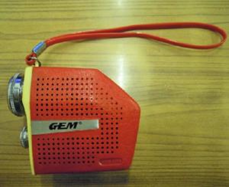 GEM POCKET RADIO CEP RADYO PİLLİ TEK DALGA ORANJ RENK