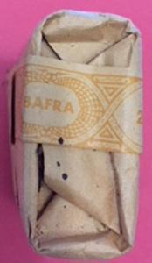 BAFRA 20 GR 125 KURUŞ BANDROLLU TEKEL BAFRA TÜTÜN PAKEDİ 1940 