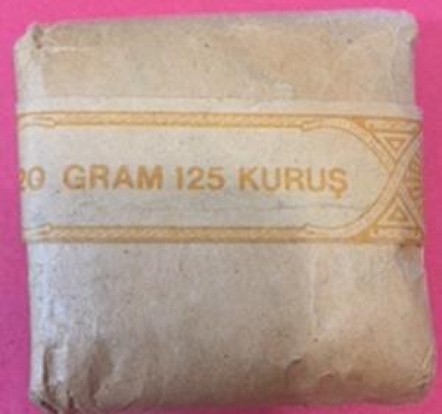 BAFRA 20 GR 125 KURUŞ BANDROLLU TEKEL BAFRA TÜTÜN PAKEDİ 1940 