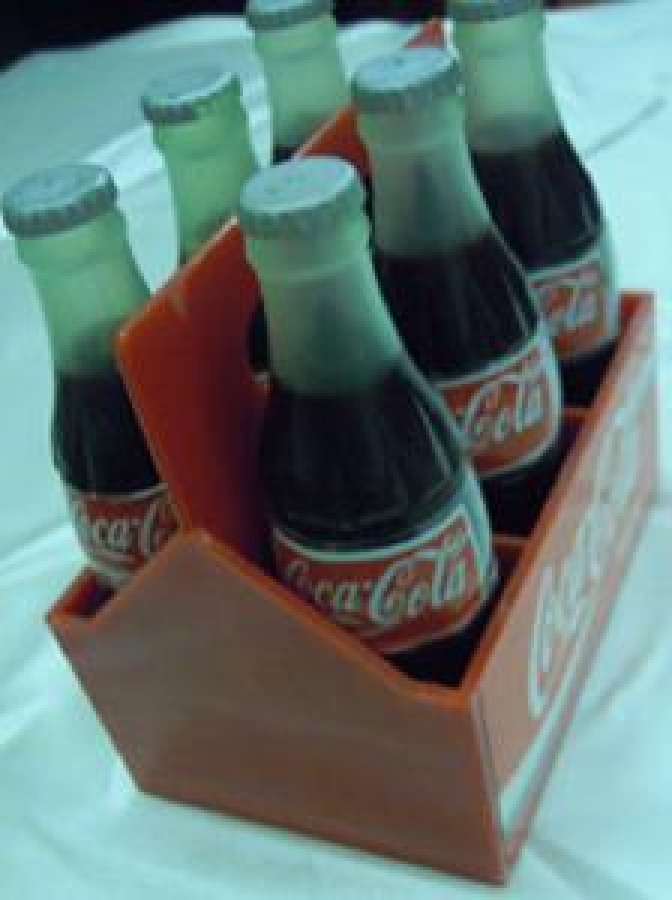COCA COLA KALEM KUTU KASADA 6 ADET KOLA İÇLERİNDE KALEM 