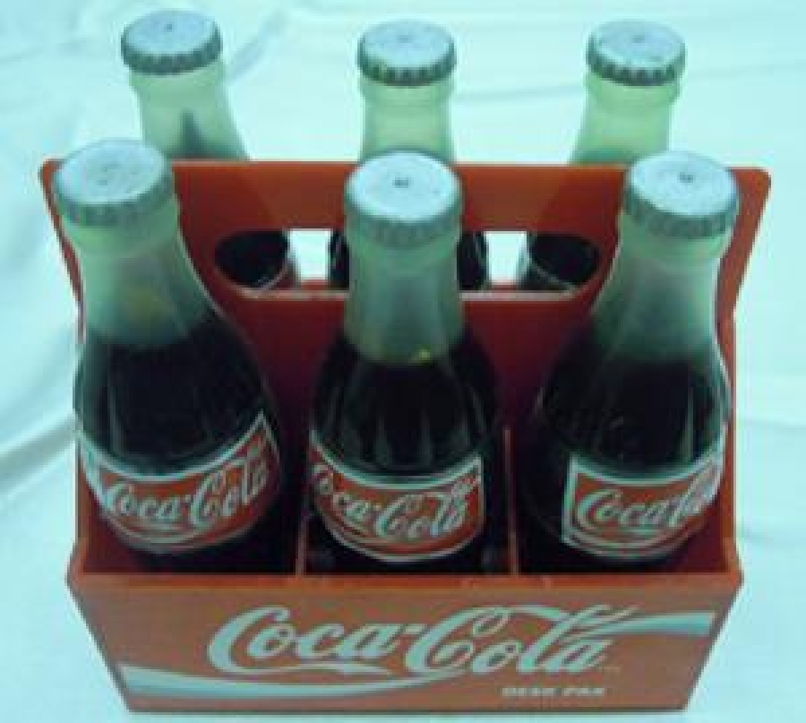 COCA COLA KALEM KUTU KASADA 6 ADET KOLA İÇLERİNDE KALEM 