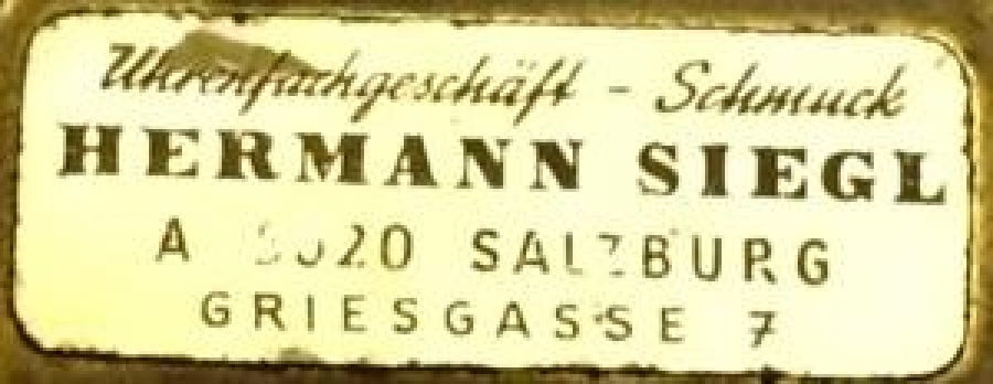 EMAYE SARKACLI DUVAR SAATİ HERMANN SIEGL