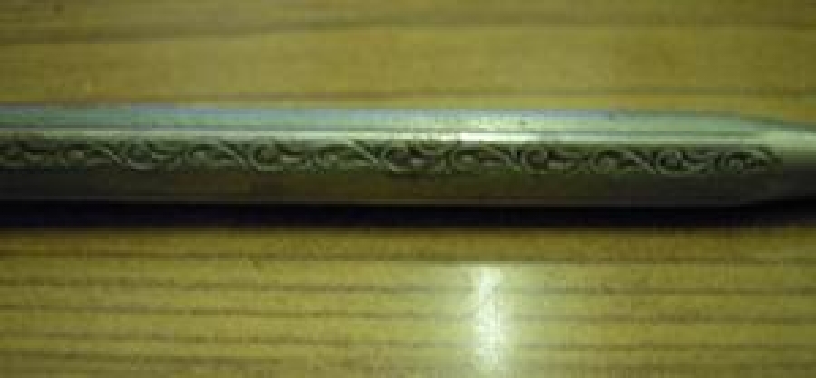 ESKİ OSMANLI KURŞUN KALEM METAL GÜMÜŞ KAPLAMA