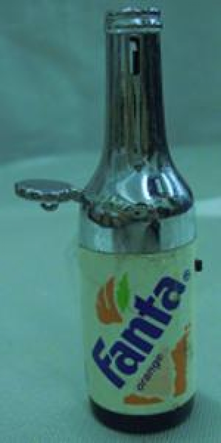 FANTA YAZILI ORJİNAL ŞİŞE FORMDA GAZLI ÇAKMAK 