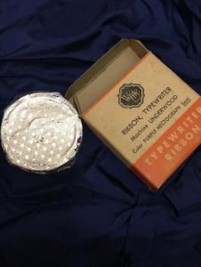 KUTUSUNDA RİBON DAKTİLO ŞERİDİ RIBBON, TYPEWRITER MACHİNE UNREDWOOD COLOR PURLE HECTOGRAPH SEMİ TYPEWRITER RIBBON 