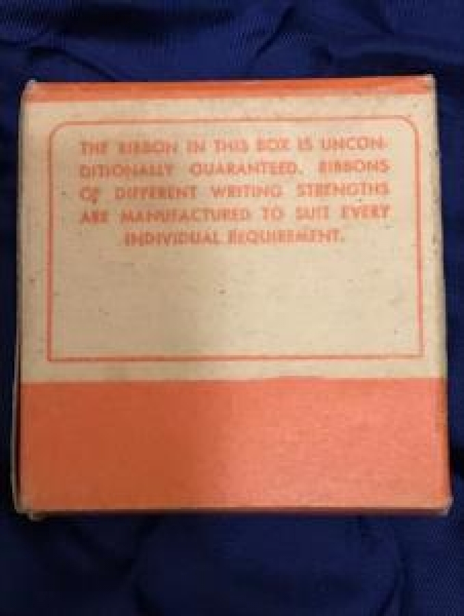 KUTUSUNDA RİBON DAKTİLO ŞERİDİ RIBBON, TYPEWRITER MACHİNE UNREDWOOD COLOR PURLE HECTOGRAPH SEMİ TYPEWRITER RIBBON 