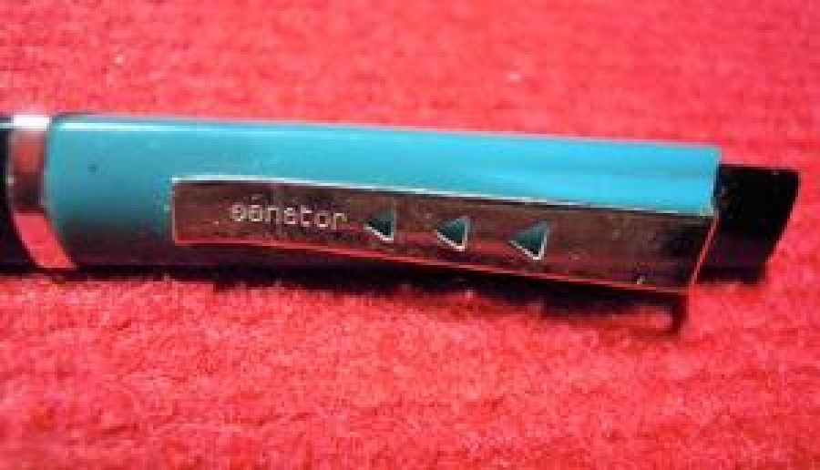 MOBİL REKLAMLI MAVİ SİYAH SENATOR TÜKENMEZ KALEM 