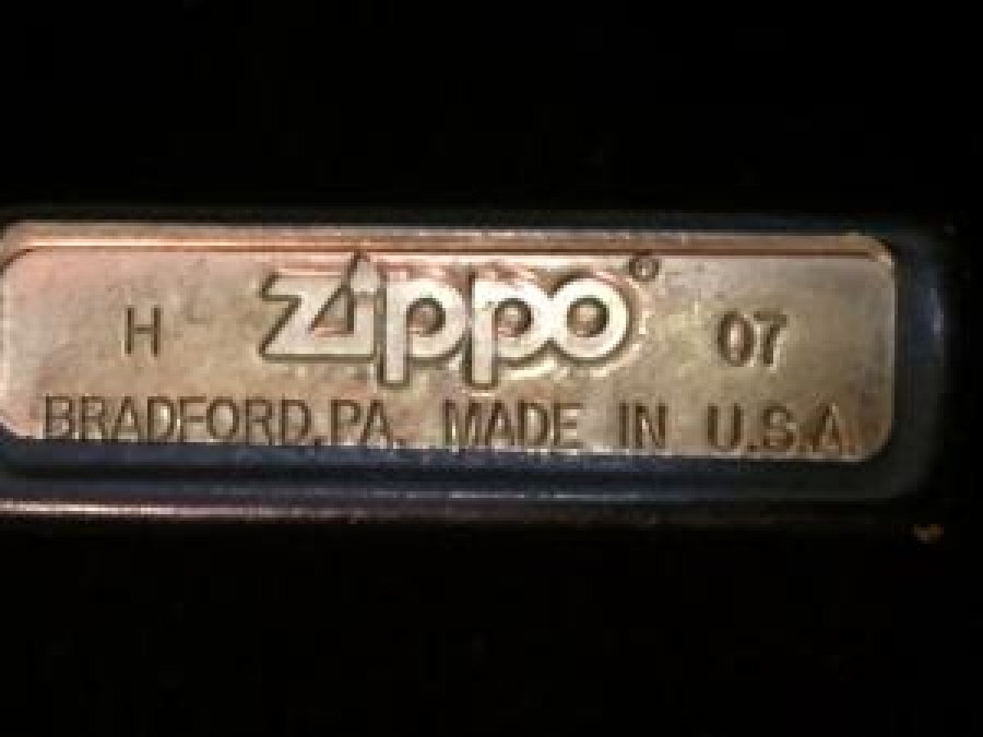 ORJİNAL ZİPPO BENZİNLİ ÇAKMAK BRADFORD.PA H 07 MADE IN USA 