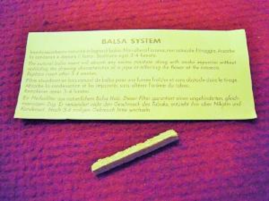 SAVINELLI 1876 BALSA SYSTEM INSERTO NATURALE ASSORBENTE NATURAL ABSORBENT INSERT FILTRE NATUREL ABSORBANT NATUERLICHER ABS 