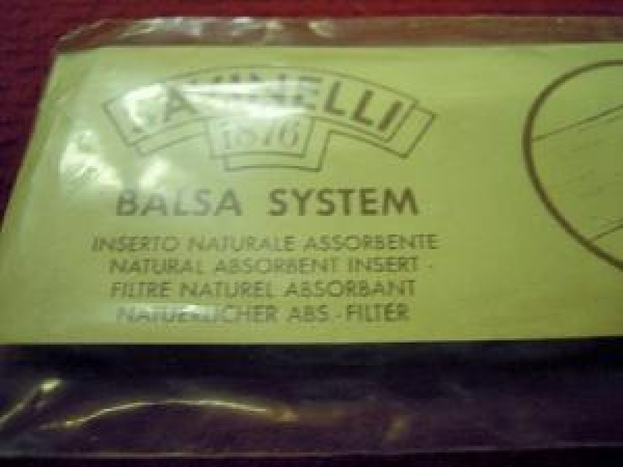SAVINELLI 1876 BALSA SYSTEM INSERTO NATURALE ASSORBENTE NATURAL ABSORBENT INSERT FILTRE NATUREL ABSORBANT NATUERLICHER ABS 