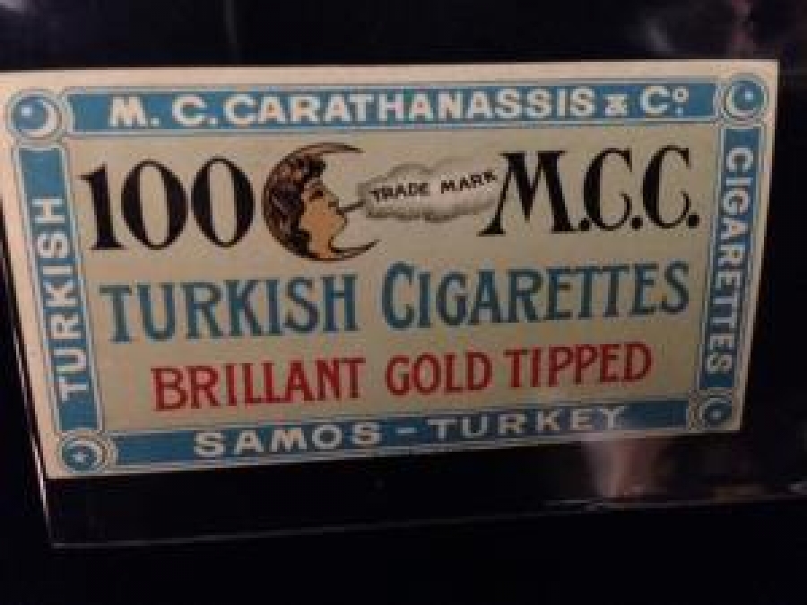 SİGARA KAGITI MC. CARATHASSIS &.C 100. M.C.C. TURKISH CIGARETTES. 