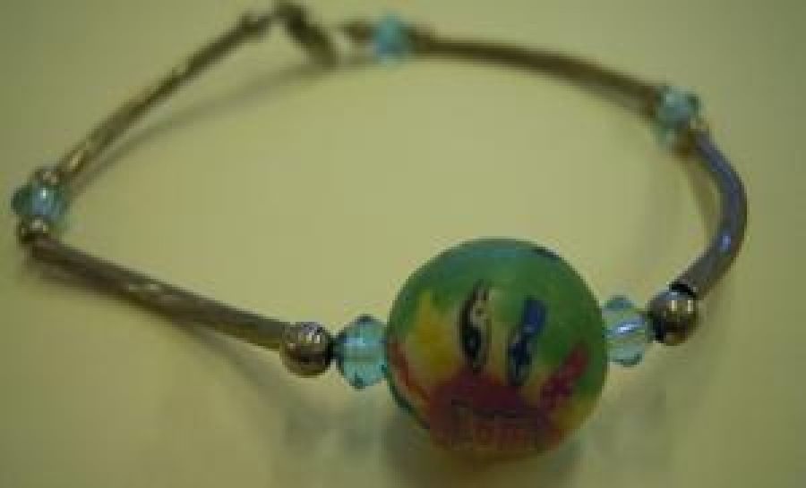 CAM İŞÇİLİKLİ GÜMÜŞ BİLEKLİK