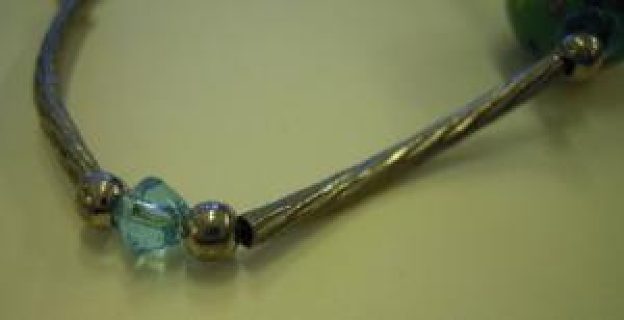 CAM İŞÇİLİKLİ GÜMÜŞ BİLEKLİK