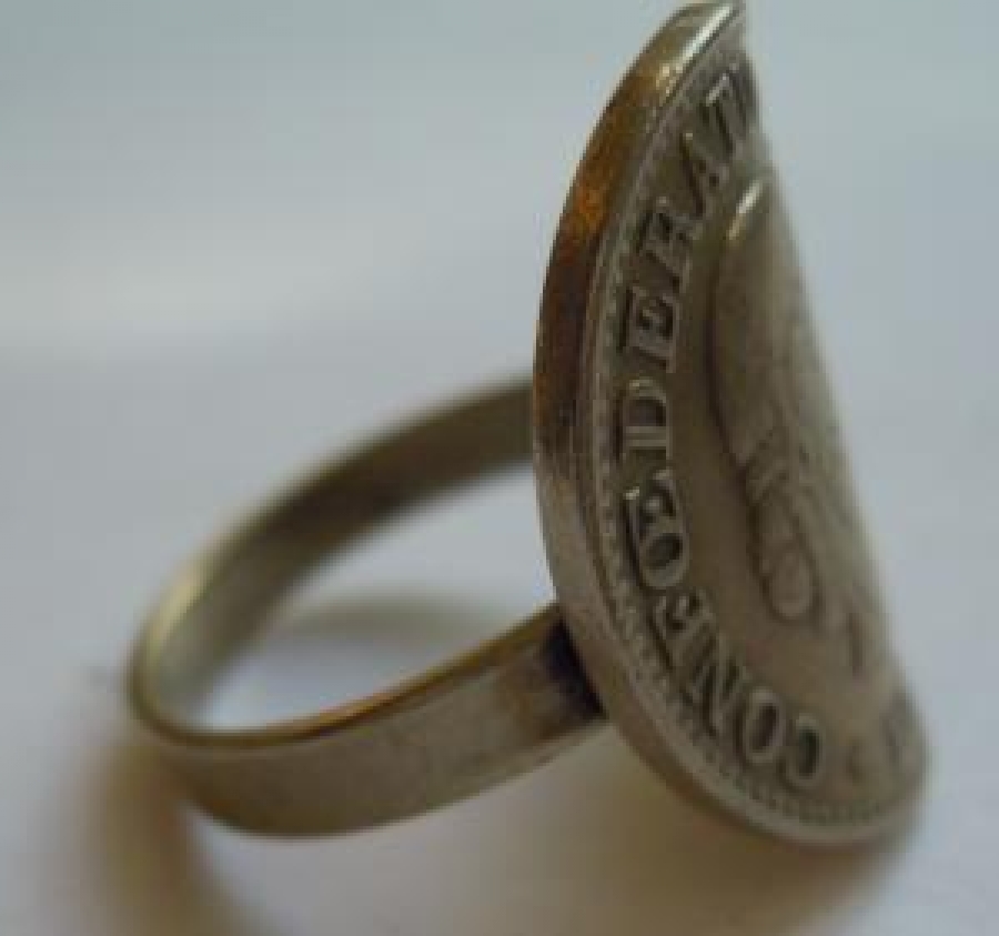 CONF OEDERATIO HELVETICA 1931 YIL YAZILI PARA YÜZÜK 